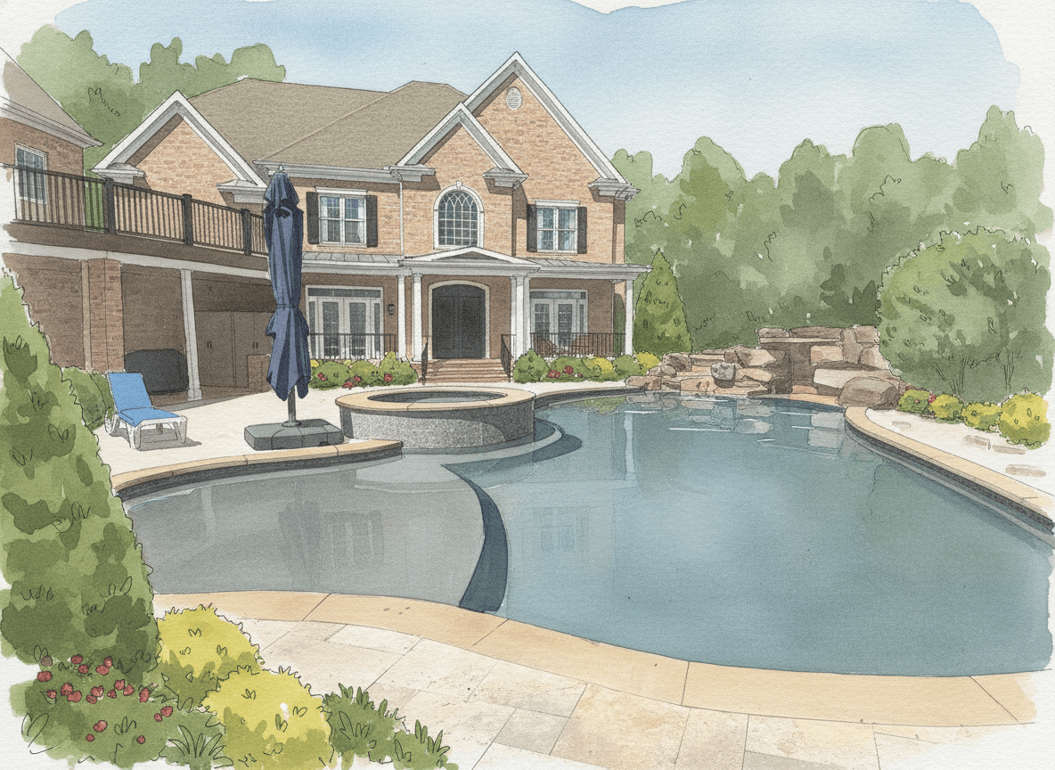 Illustration of 9620 Mitchell Pl